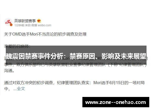魏震因禁赛事件分析：禁赛原因、影响及未来展望